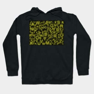 Alphabet Yellow Hoodie